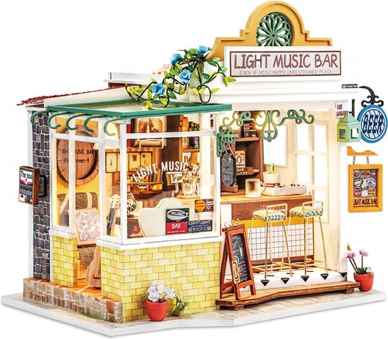 Bar in miniatura fai-da-te “Light Music Bar” DG147 – Robotime